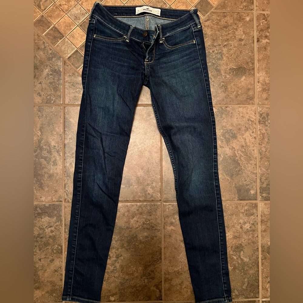 Hollister teen kids Juniors girls blue Jeans Size 1 1R 25 X 29 Jean Leg